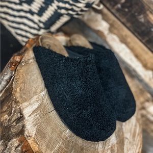 Black Slide On Shoes